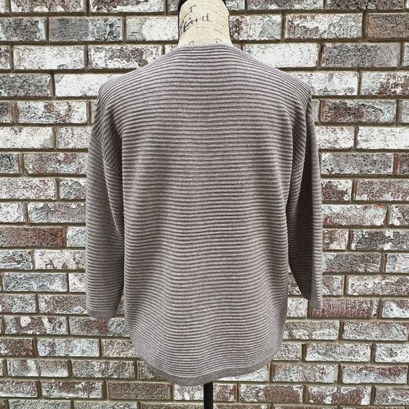 Chicos Touch Of Cashmere Sweater Sz 0 US 4 Quiet Luxury Minimalist Casual Office - Picture 16 of 16